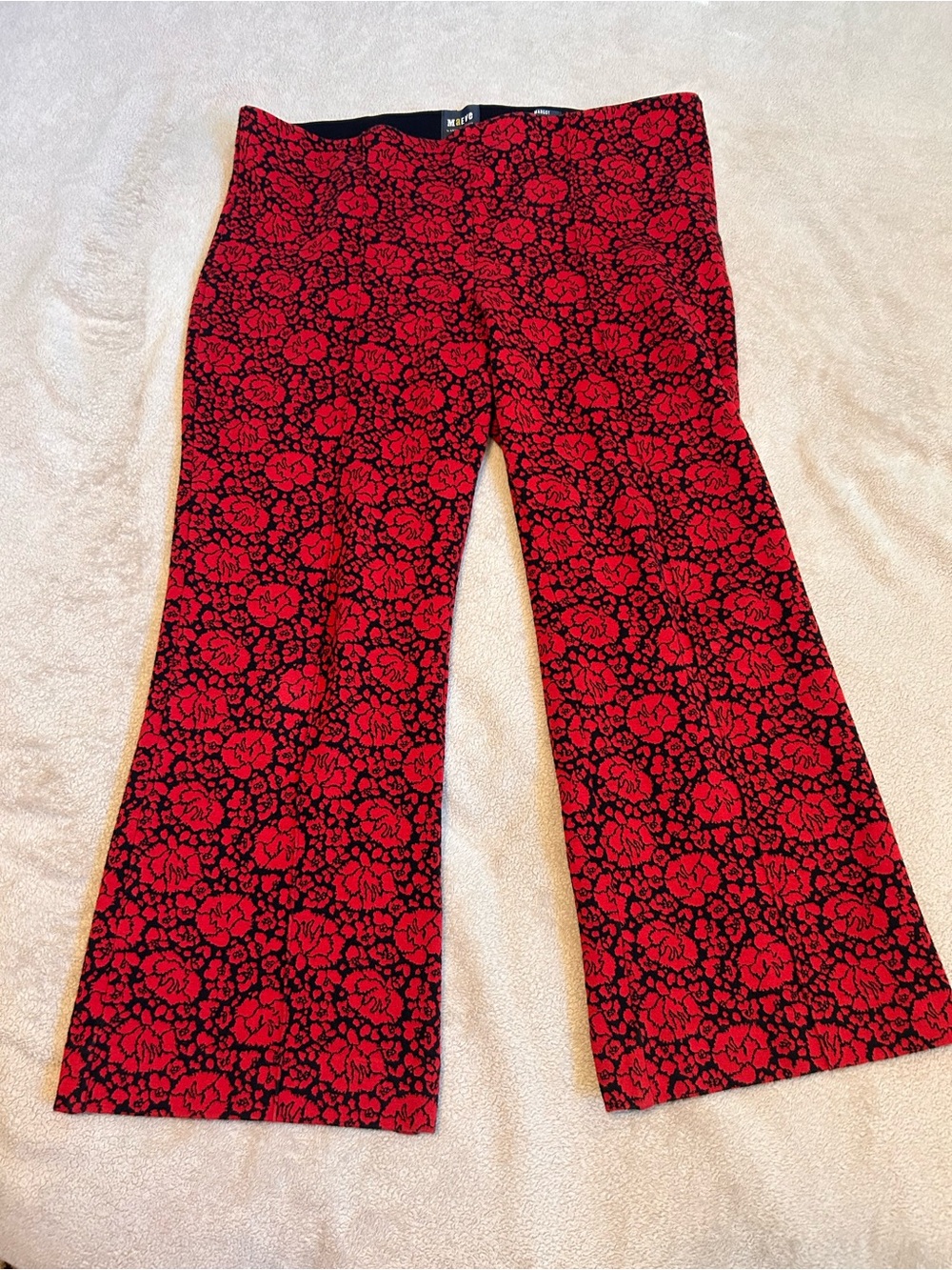 Anthropologie Maeve The Margot Rose Print Pant